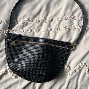 Clare V Grande Fanny Black Perf